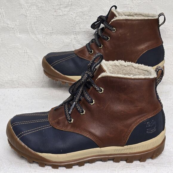 TIMBERLAND MT Hayes Womens Brown 8.5 Waterproof Leather Chukka Boots A1631 Hike - Picture 5 of 10